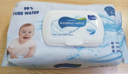 Bambino Water Wipes 60 PCS